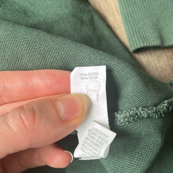 Aerie Distressed Lace-Up Oversized Cotton Hoodie - Picture 3 of 3